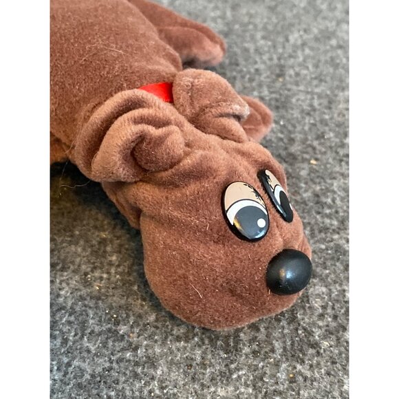 VTG Tonka Pound Puppies Dog Brown Miniature Plush Stuffed Animal Toy - Picture 8 of 11